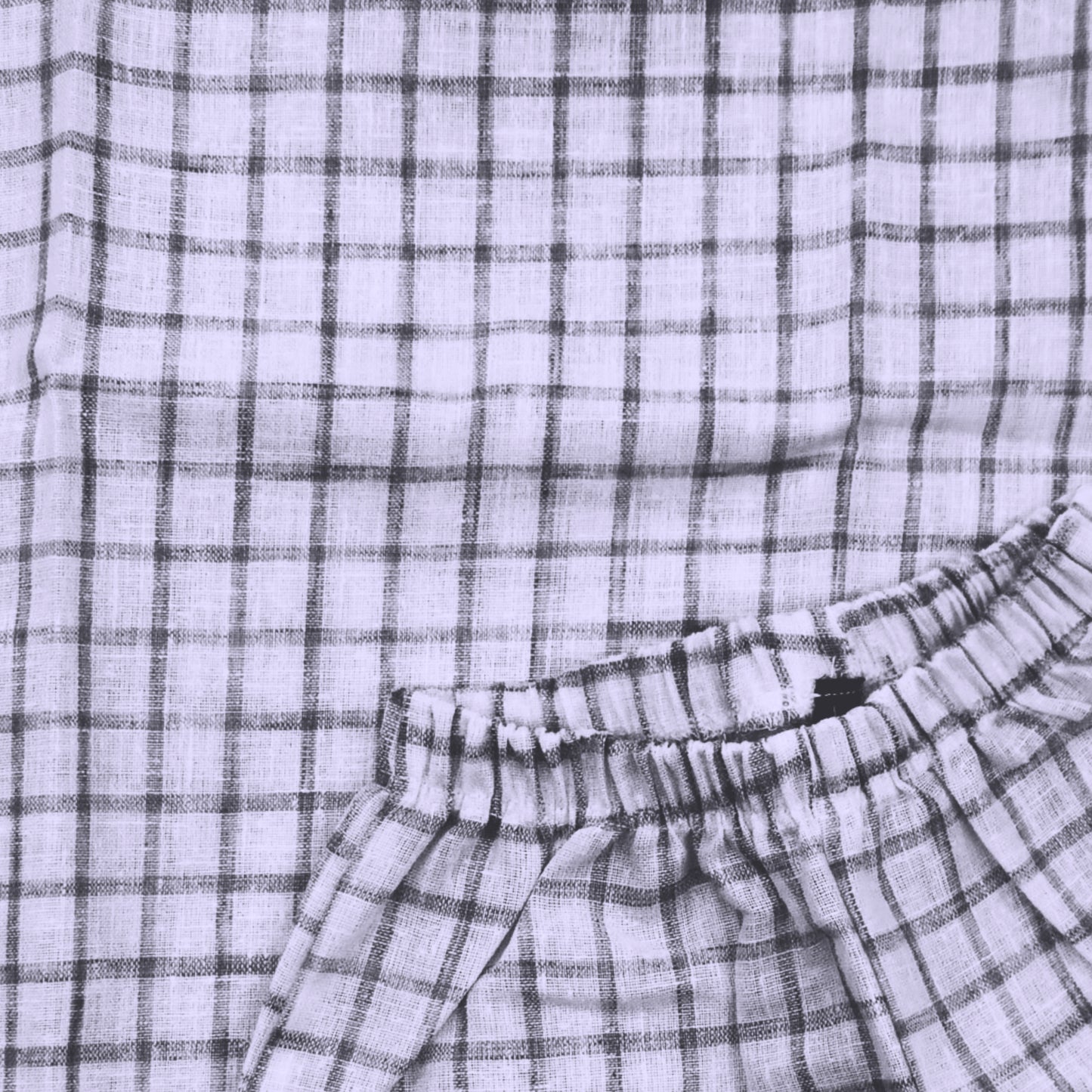 Firstkiss Baby Boy Checkered Two-Piece Set| Fisher