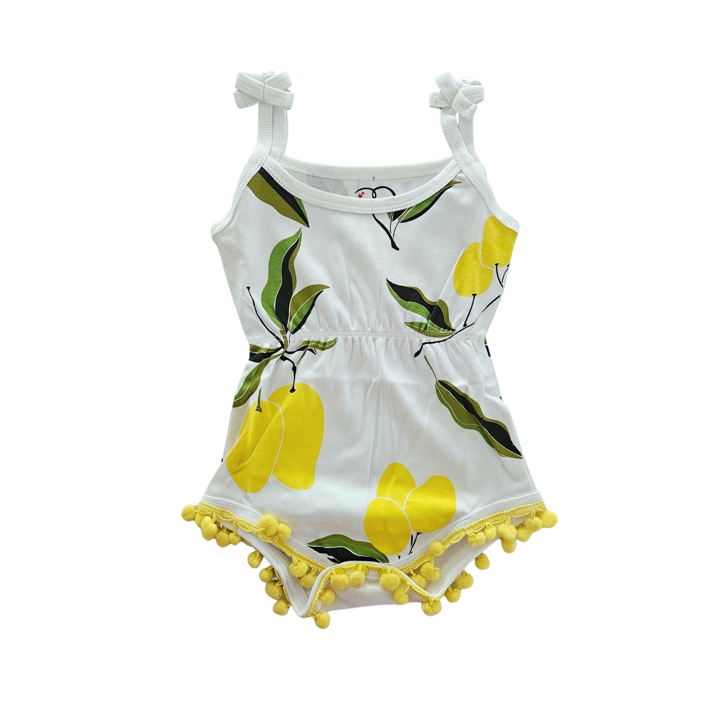 Yellow fruit romper boche firstkiss