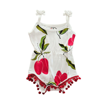 Red  fruit romper boche firstkiss