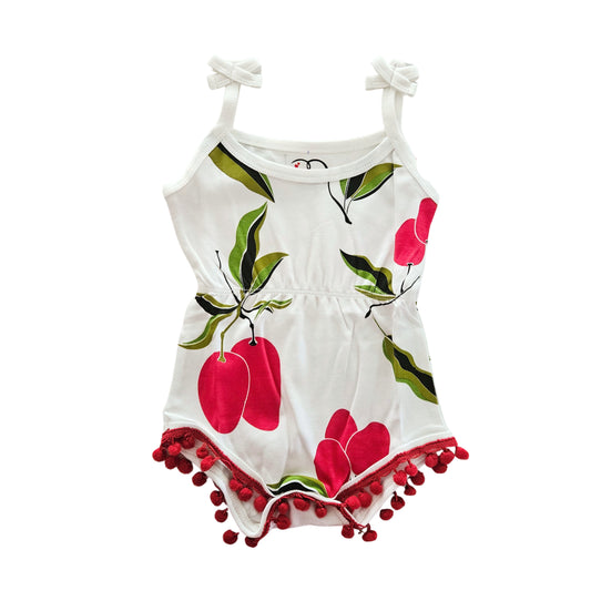 Red  fruit romper boche firstkiss