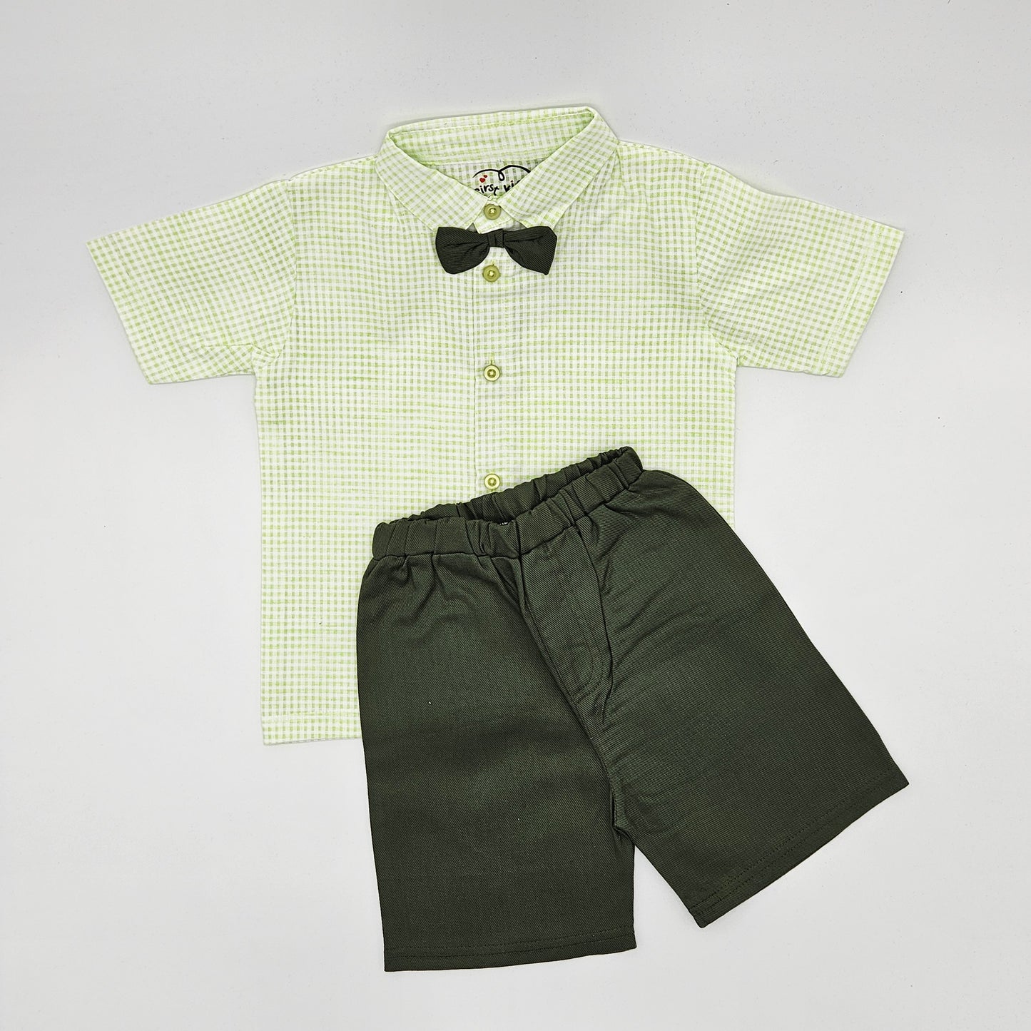 Green kids wear boche firstkiss