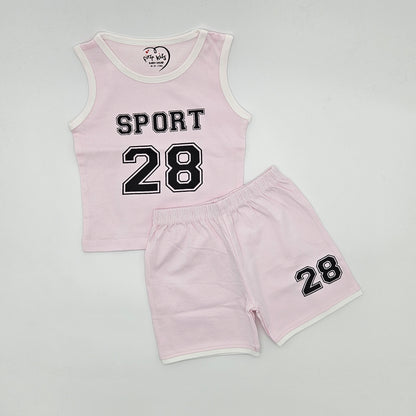 Pink Blue kids wear boche firstkiss