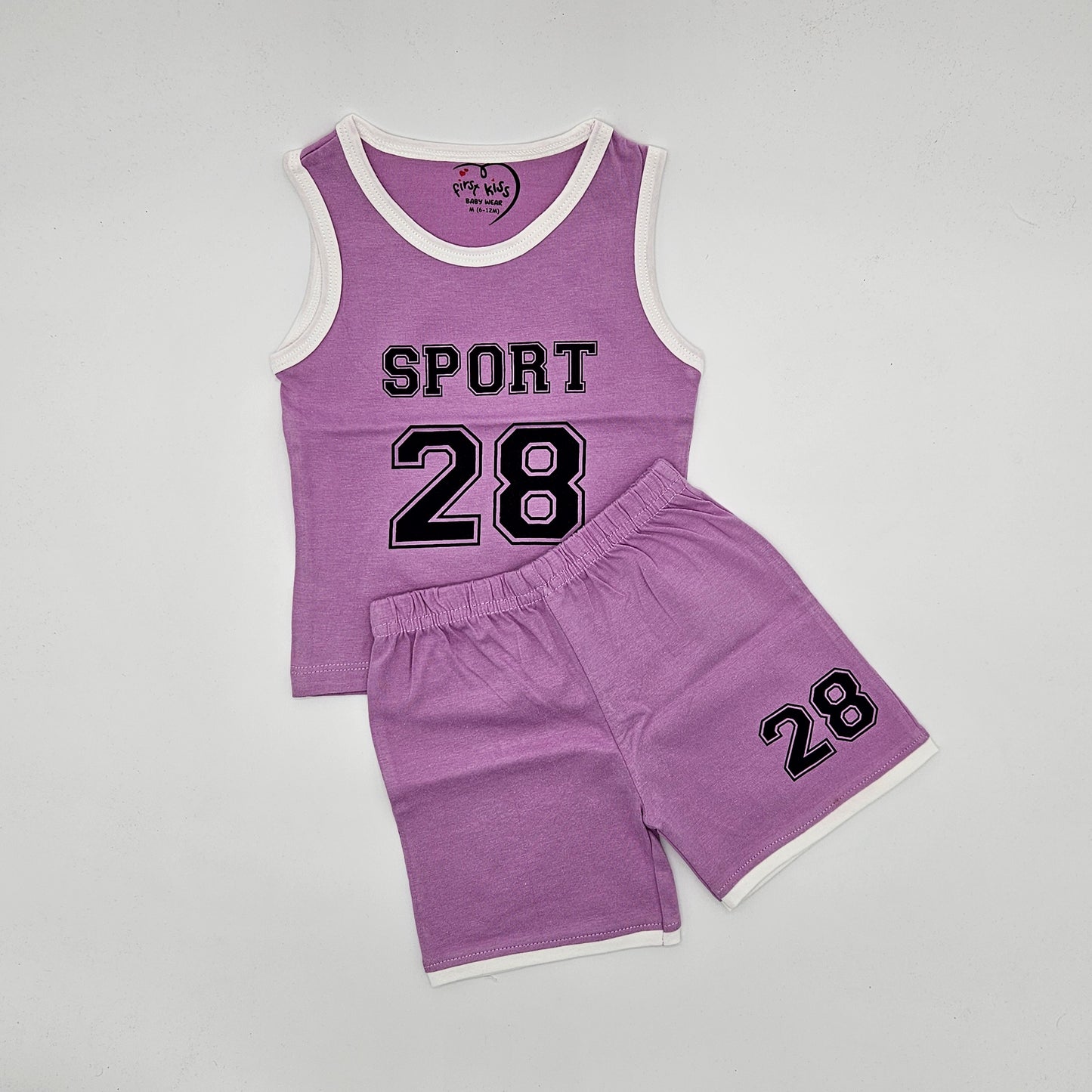 Purple Blue kids wear boche firstkiss