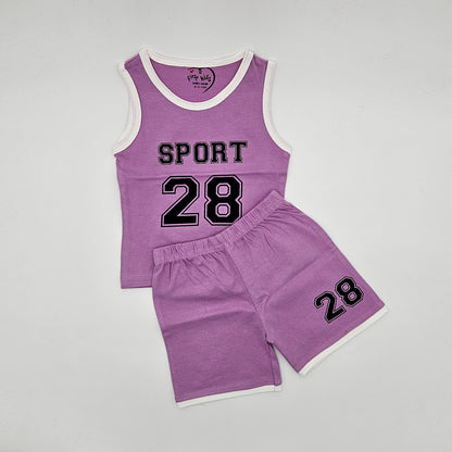 Purple Blue kids wear boche firstkiss