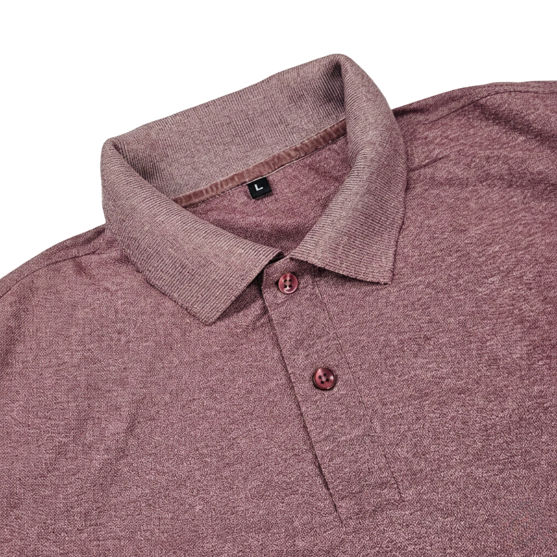 Maroon polo shirt boche garments