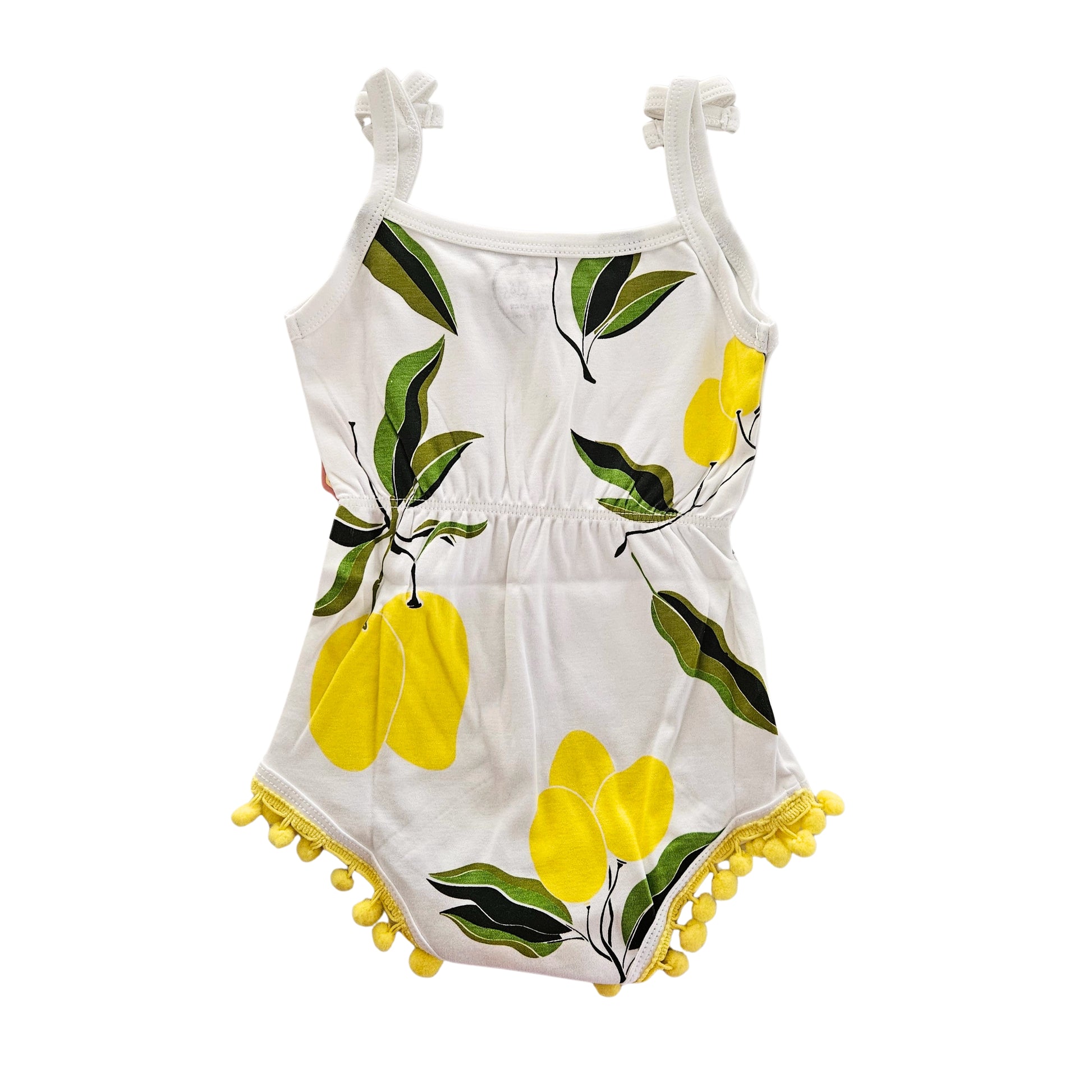 Yellow fruit romper boche firstkiss