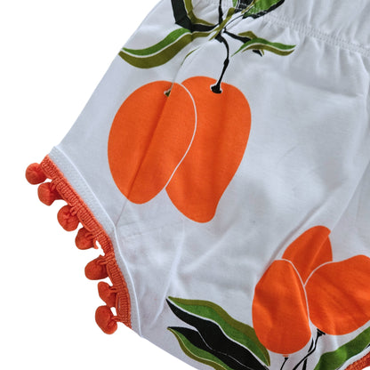 Orange fruit romper boche firstkiss