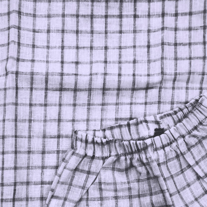 Firstkiss Baby Boy Checkered Two-Piece Set| Fisher