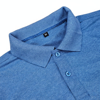 Blue polo shirt boche garments