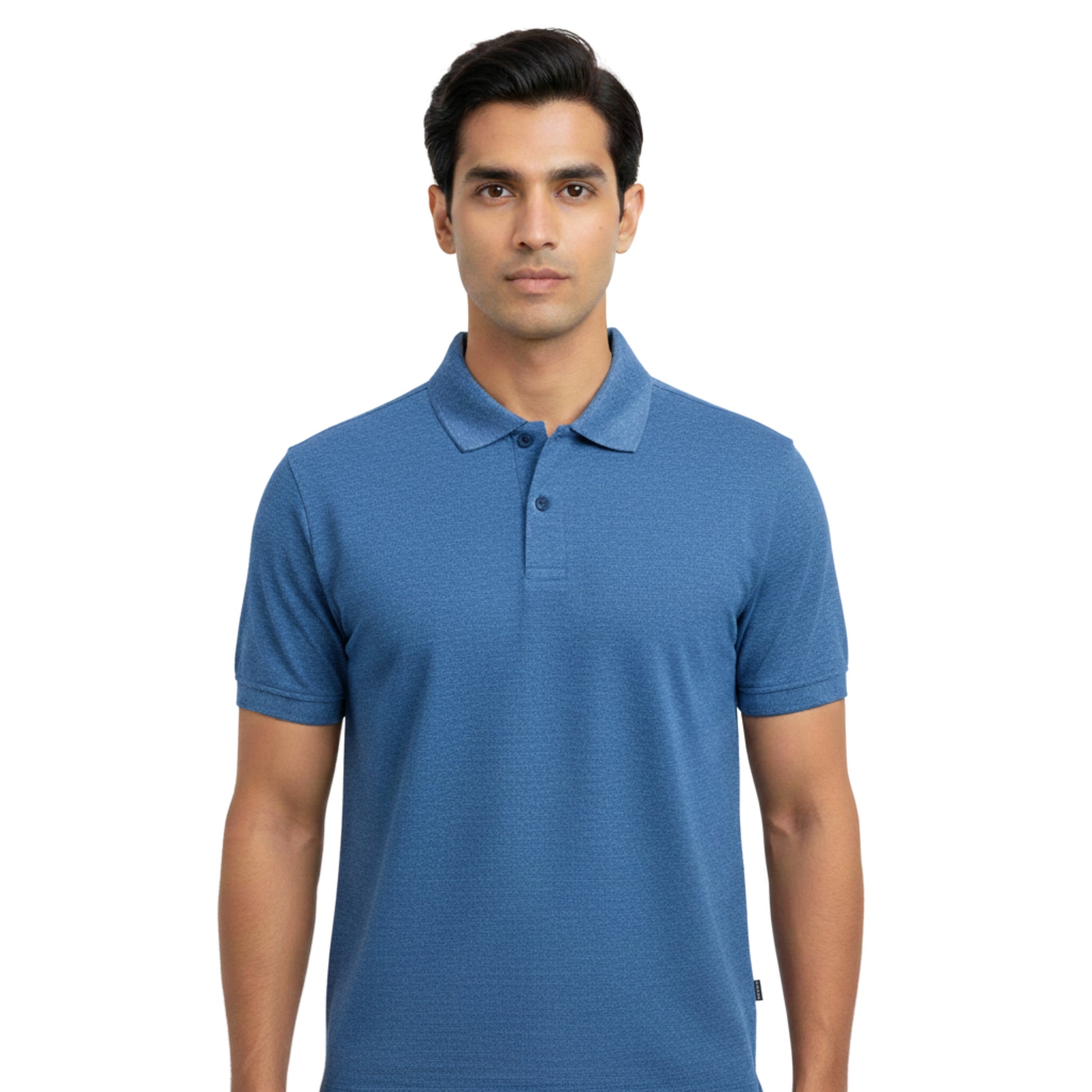 Blue polo shirt boche garments