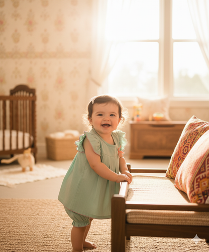Mint Green girls dress