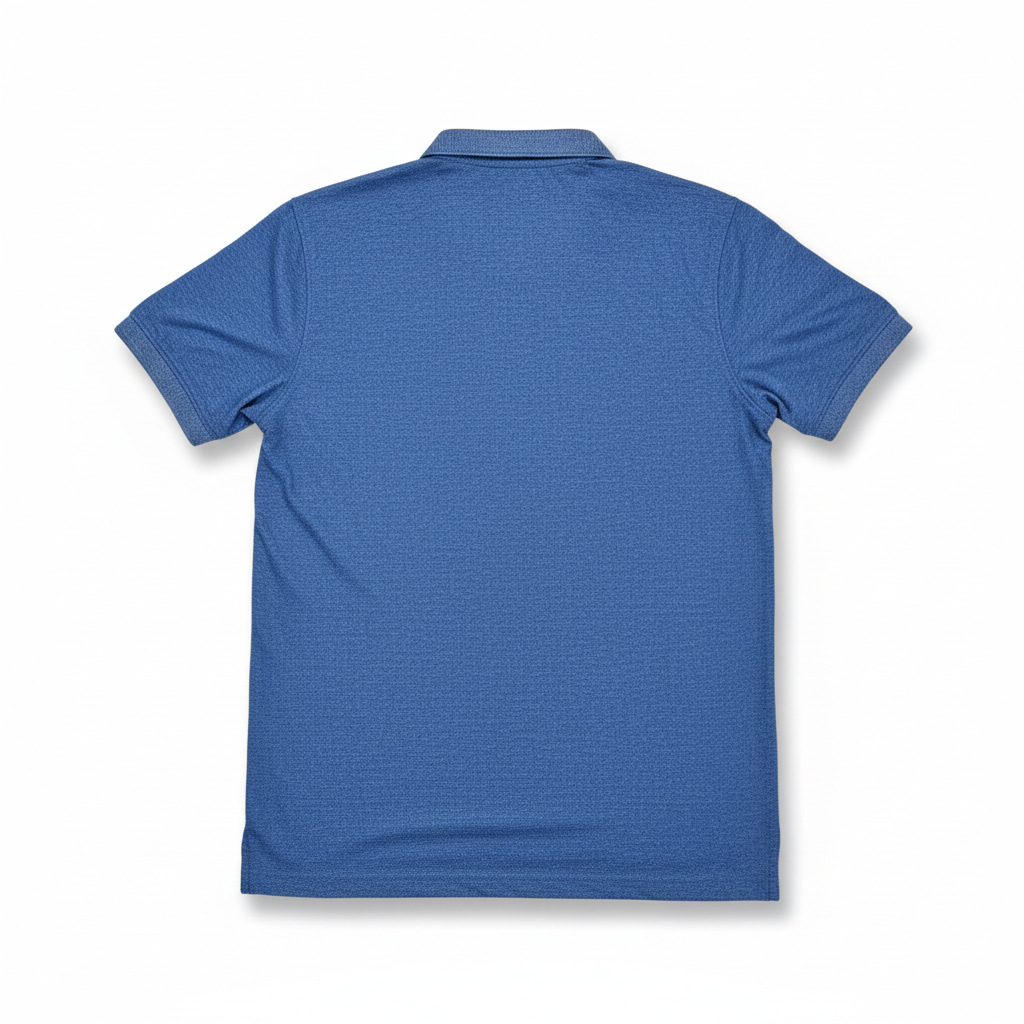 Blue polo shirt boche garments