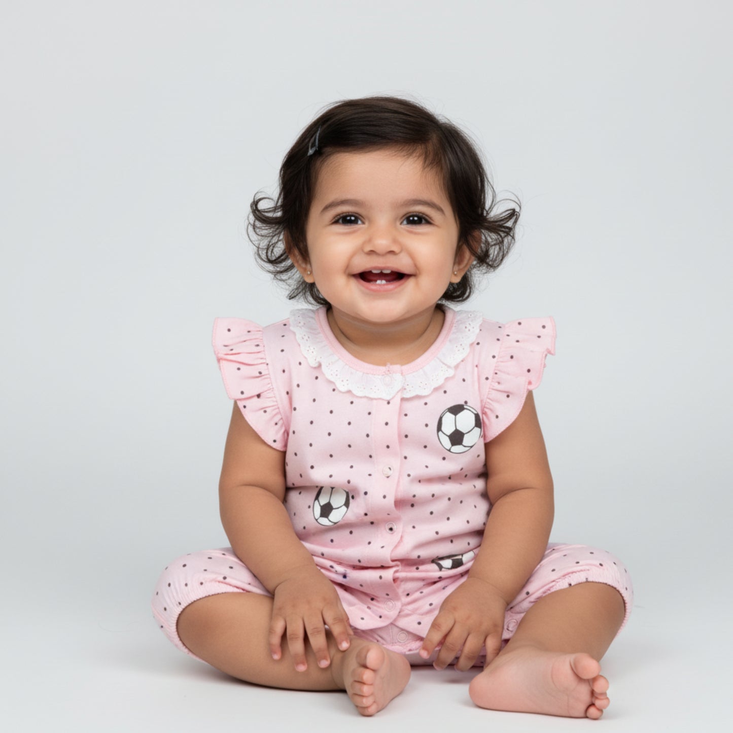 Pink romper boche firstkiss