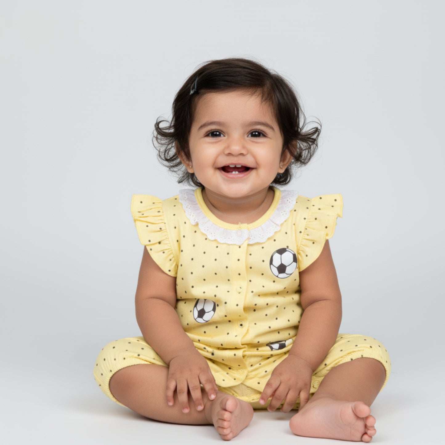 Yellow romper boche firstkiss