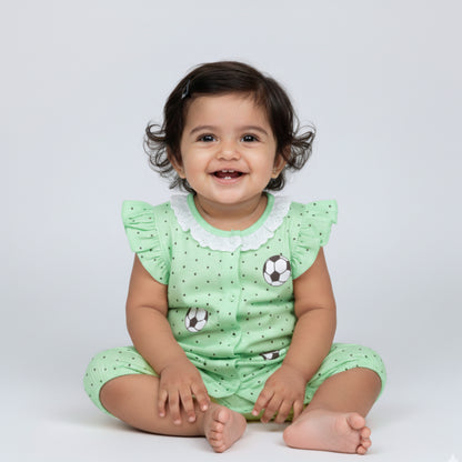 Green romper boche firstkiss