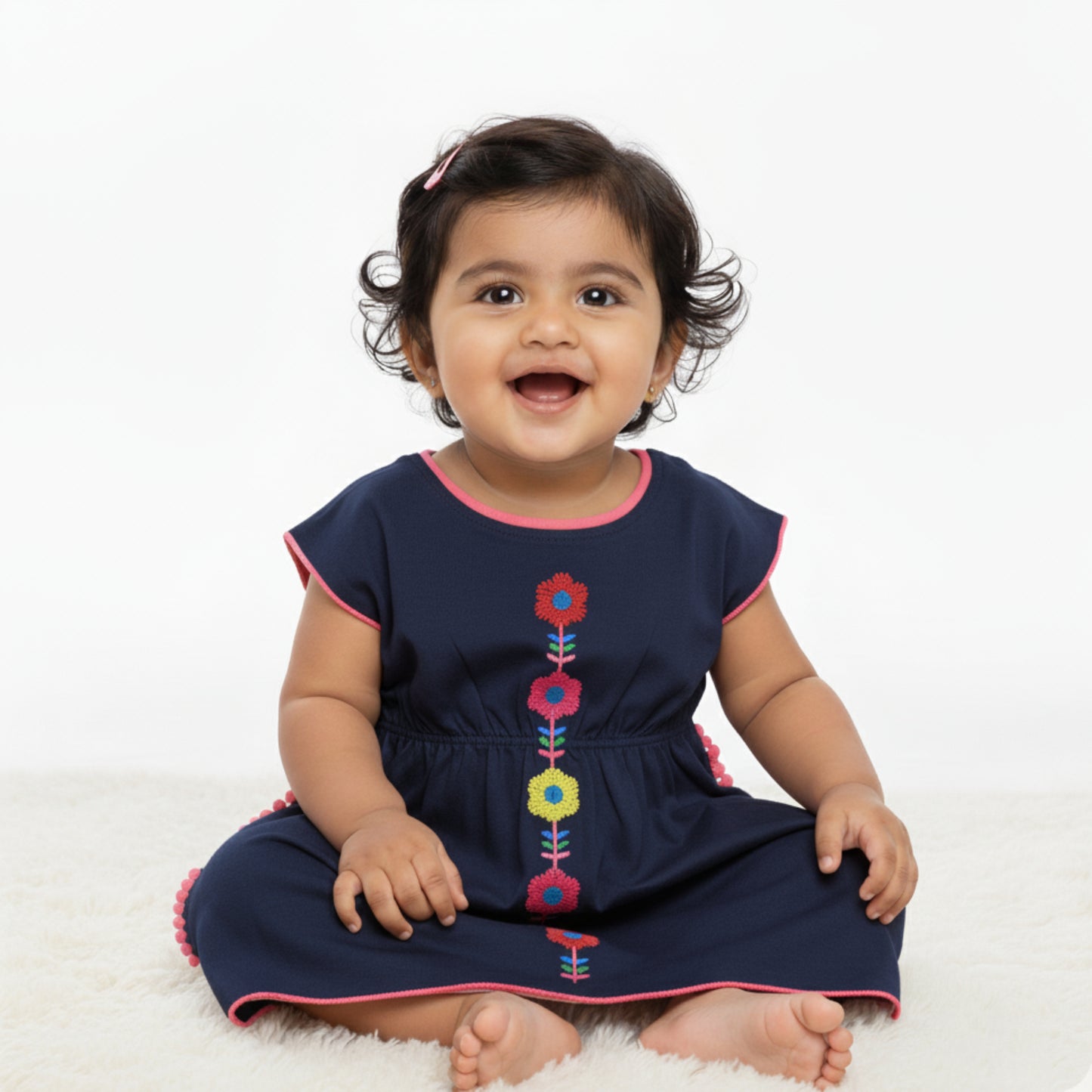 Navy Blue dress boche firstkiss