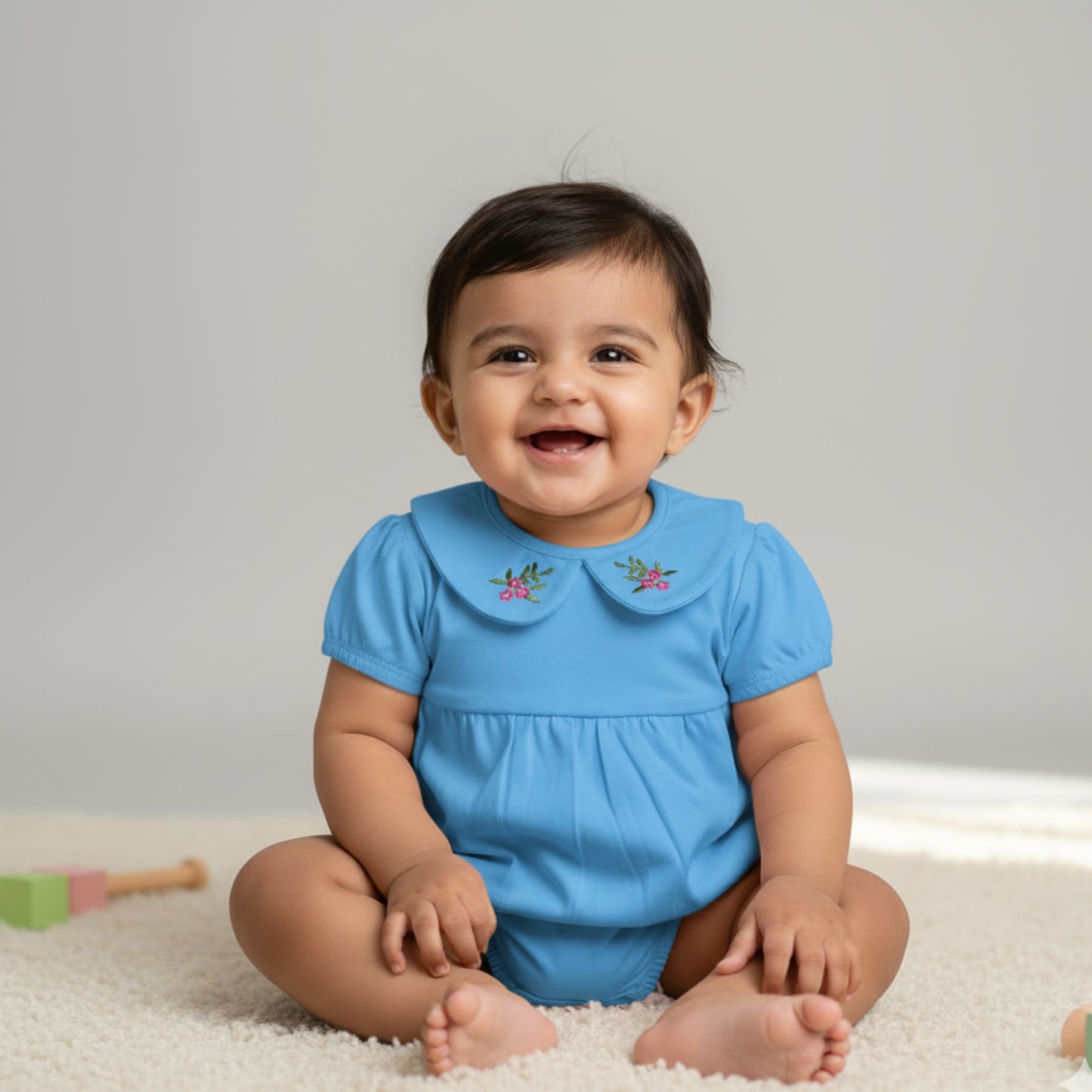 Blue Rompers Boche Firstkiss