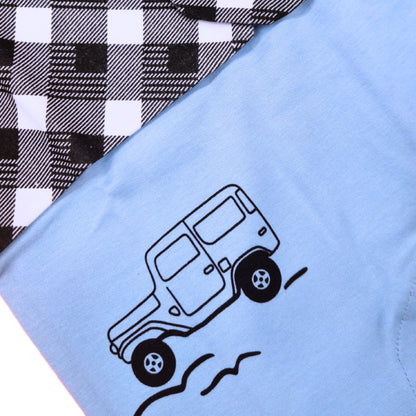 Blue dress boche firstkiss